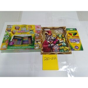 Crayola Silly Scents Smashups Art Case Well Dressed Pets Coloring Set New Bundle